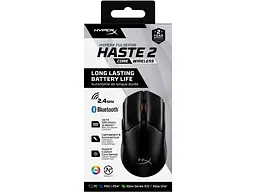 Миша HyperX Pulsefire Haste 2 Core Wireless Black (8R2E6AA) - мініатюра 10