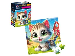 Пазли VLADI TOYS Забавне кошеня DT1234-24 - мініатюра 2