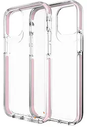 Протиударний прозорий чохол Gear4 Piccadilly D3O для iPhone 12 Mini (5.4") Pink + Transparent