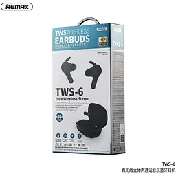 Навушники Remax True Bluetooth TWS-6 Hi-Fi BT5.0, 4 Hours - мініатюра 3