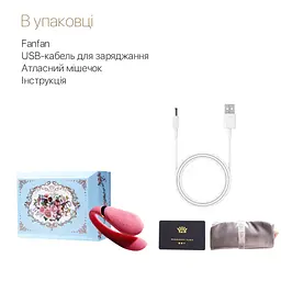 Смартвібратор для пар Zalo - Fanfan Rouge Pink - мініатюра 8