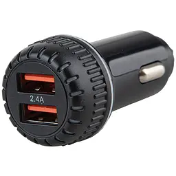 Автомобільний зарядний пристрій Voin 2USB 12/24V - 5V 2.4A (C-36208)