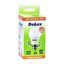Лампочка Delux BL 60 7 Вт 4100K 220В E27 (90012419) - мініатюра 3