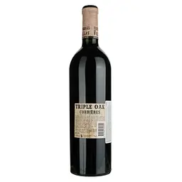 Вино Vignobles Vellas Oak Triple Rouge AOP Corbieres 2018 червоне сухе 0.75 л - мініатюра 2