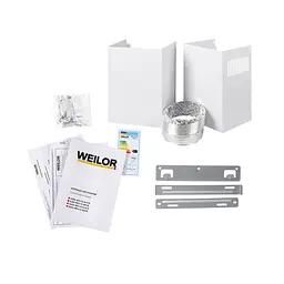Витяжка декоративна похила WEILOR AURA WDS 63 WHITE - мініатюра 12