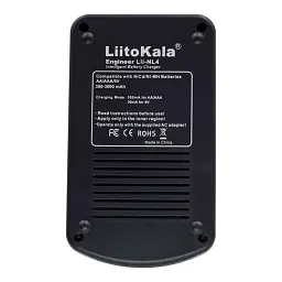 Зарядний пристрій для акумуляторів Liitokala 4 Slots, LED, Li-ion/Ni-MH/Ni-Cd/AA/ААA/AAAA/С (Lii-NL4) - мініатюра 3