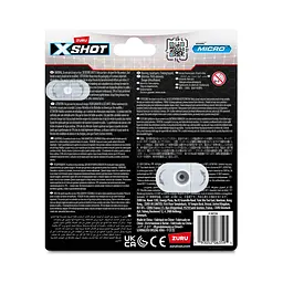 Швидкострільний бластер Zuru X-Shot Excel Micro 2.0 Color Card 8 патронів (36726TQ1R) - мініатюра 3