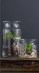 Ваза Trendglass Janna скляна для квітів та декору 15 см (35722) - мініатюра 2