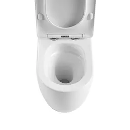 Унітаз підлоговий Qtap Robin New Ultra Quiet безобідковий з сидінням Soft-close White QT13226083AW, Білий - мініатюра 6