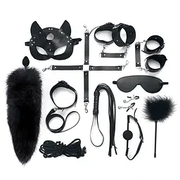 Набір BDSM Art Of Sex Maxi BDSM Set Leather, 13 предметів