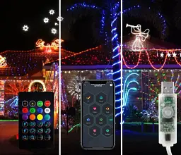 Розумна смарт гірлянда Niki Light smart роса rgb керування через смартфон пульт 10 метрів 100 лед - мініатюра 3