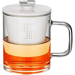 Чашка-заварник Bonston Total White BC-03 450 мл