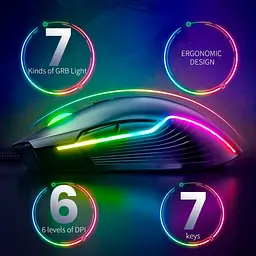 Миша Onikuma CW905 Black [91316] - мініатюра 3