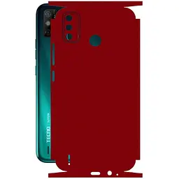 Защитная пленка StatusSKIN для Tecno Spark Go 2020 Корпус Винил Металлик красный