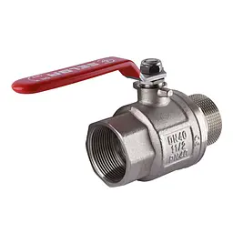 Кран кульовий прямий Selba 1 1/2″ ЗВ КР SL1505 - мініатюра 2