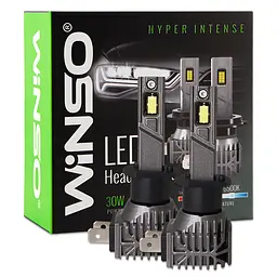 Автолампа Winso LED H1 12/24V 30Вт 3000Лм 6500K CSP3570 2шт(793100)