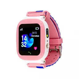 Дитячий розумний годинник Amigo GO004 Splashproof Camera+LED Pink