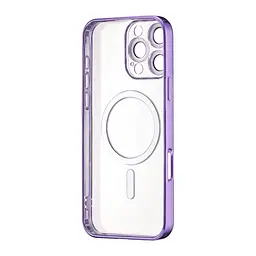 Чохол Ductil Metallic Edge with MagSafe (Protected Camera & Lens) iPhone 16 Pro Max Deep Purple - мініатюра 3