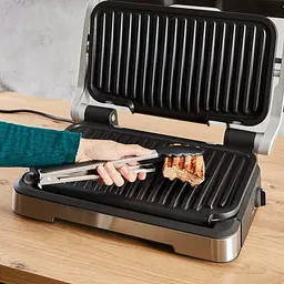 Гриль Tefal притискний OptiGrill 2in1 XL 2200Вт з'ємні пластини сенсор товщини продуктів метал (GC782D30) - мініатюра 7