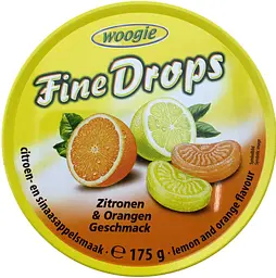 Льодяники Woogie Fine Drops зі смаком лайма та апельсина 175г - мініатюра 3
