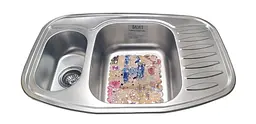 Кухонна мийка Romzha Rampa 1.5C Satin RO49673, Сірий - мініатюра 11
