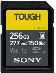 Карта пам'яті SDXC 256GB C10 UHS-II U3 V60 R277/W150MB/s Tough Sony teh0013277