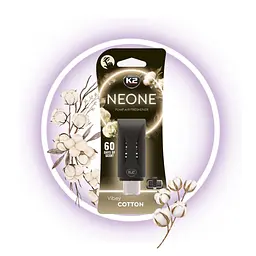 Ароматизатор повітря на обдув K2 NEON VIBE COTTON Бавовна (V373) (K20775) - мініатюра 4
