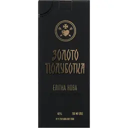 Горілка Гетьман Золото Полуботка Елітна Нова 40% 0.7 л в подарунковій коробці - мініатюра 3
