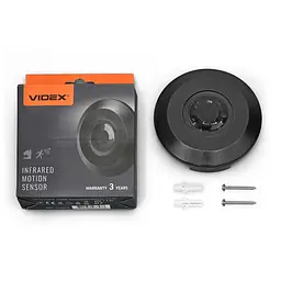 Датчик руху та освітленості Videx VL-SPC05B інфрачервоний чорний 220V 800W (28932-000) - мініатюра 7