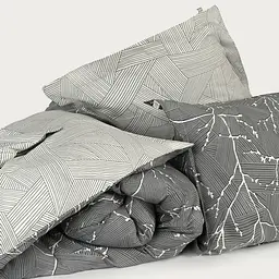 Наволочка МВМ My Home Петрикор 70x50 см сіра з принтом (BL-P-09 GRAY/PRINT) - мініатюра 5