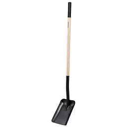 Лопата совкова з дерев'яною ручкою (L-подібна рукоятка) Fiskars Solid™ (1066724) - мініатюра 3