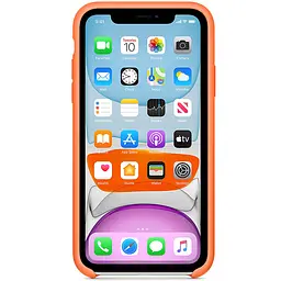 Чохол Silicone case AAA для Apple iPhone 11 Pro Max 6.5" Помаранчевий / Vitamin C - мініатюра 3