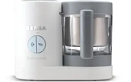 Пароварка-блендер Beaba Babycook Neo Night, білий з сірим (912773) - мініатюра 3