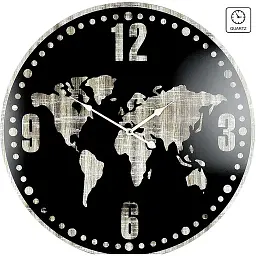 Годинник настінний Technoline 938228 World Map (938228)