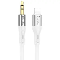 Кабель HOCO 3.5 mm to Lightning silicone digital audio conversion cable UPA22 1M - мініатюра 3