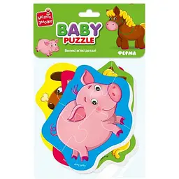 Бебі Пазли VLADI TOYS "Дитинчата. Ферма" VT1106-87