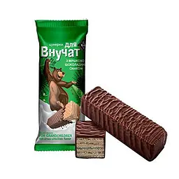 Цукерки Житомирські ласощі глазуровані Для внучат з вершково-шоколадним смаком 3 кг