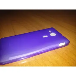 Чохол-накладка для Sony Xperia SP M35h/M35C/C530X/C5302/C5303 силіконовий фіолетовий - мініатюра 3
