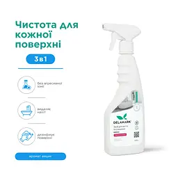 Універсальний засіб для миття ванної кімнати Delamark з ароматом вишні 500 мл (4820152330697) - мініатюра 4