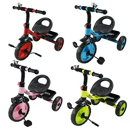 Триколісний велосипед Best trike колеса 10'' та 8'' з кошиком,4 кольори - мініатюра 2