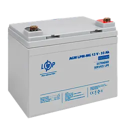 Акумулятор мультигелевий LPM-MG 12 V - 33 Ah + праворуч - мініатюра 4