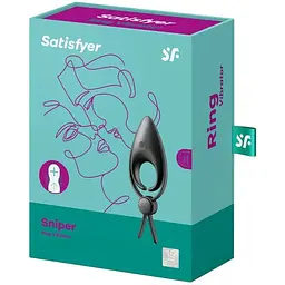 Ерекційне кільце Satisfyer Sniper 14.5 см чорний