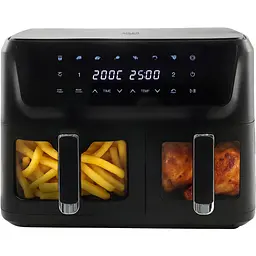 Мультипіч-аерофритюрниця Adler AD 6324, 2700 Вт, на 2 чаші 6,5 л і 4,5 л, із таймером та 8 програмами, Black - мініатюра 7