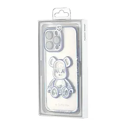 Чохол Shining Bear Case Protected Camera iPhone 14 Pro Max Blue - мініатюра 2
