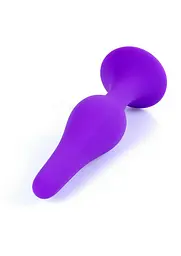 Анальна пробка - Silicone Purple Plug XL - мініатюра 3
