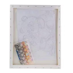 Набір для розпису по номерах "Парочка панд" 40*50 см, IDEA2-GX47067, ТМ "99IDEAS" - мініатюра 6
