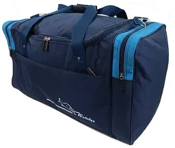 Сумка дорожня середня Wallaby 437-4 60х34х27 см 62 л Синя - мініатюра 4