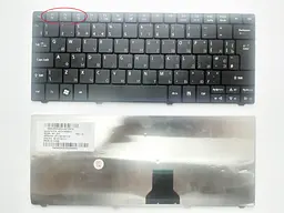 Клавіатура для ноутбуків Acer Aspire One 751, 751h, 752, 753, TimeLine 1410, 1810, Ferrari One чорна