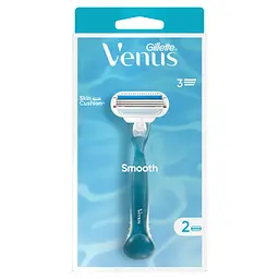 Бритва Gillette Venus Smooth з 2 змінними картриджами (3014260262693) - мініатюра 2