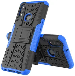 Чохол-накладка TOTO Dazzle Kickstand 2 in 1 Case Samsung Galaxy A10s Blue - мініатюра 3